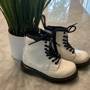 Dr Martens White Boot - Toddler Size 7